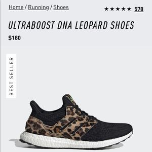 LIKE NEW * ADIDAS ULTRABOOST DNA LEOPARD SHOES